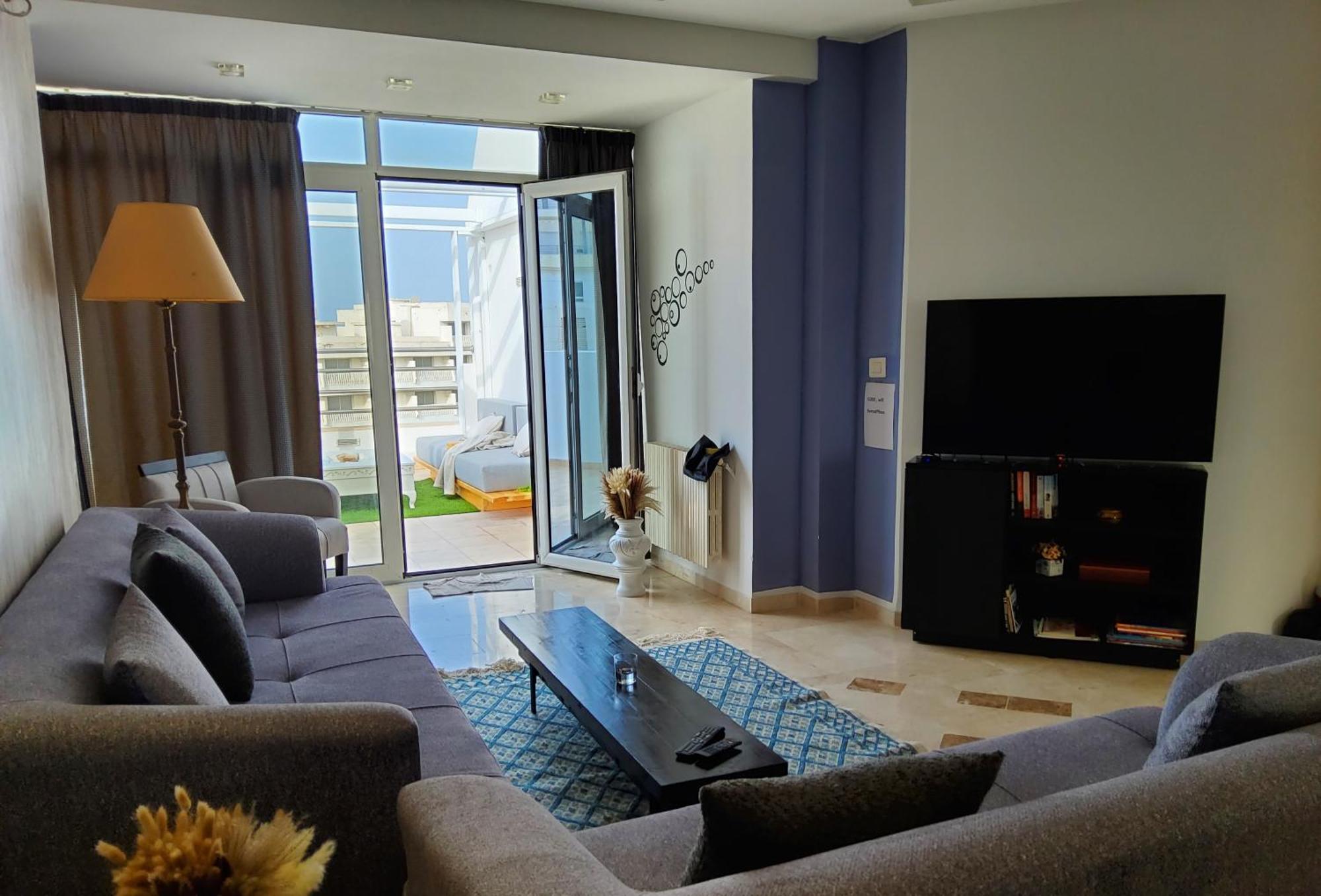 Ferienwohnung Seven Sky Penthouse Sousse Exterior foto