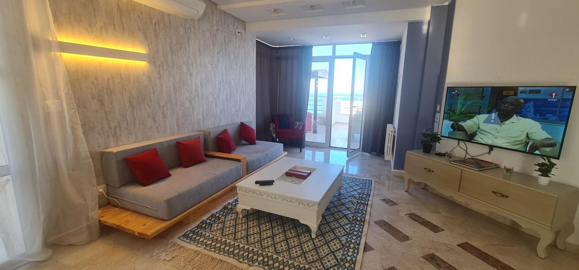 Ferienwohnung Seven Sky Penthouse Sousse Exterior foto