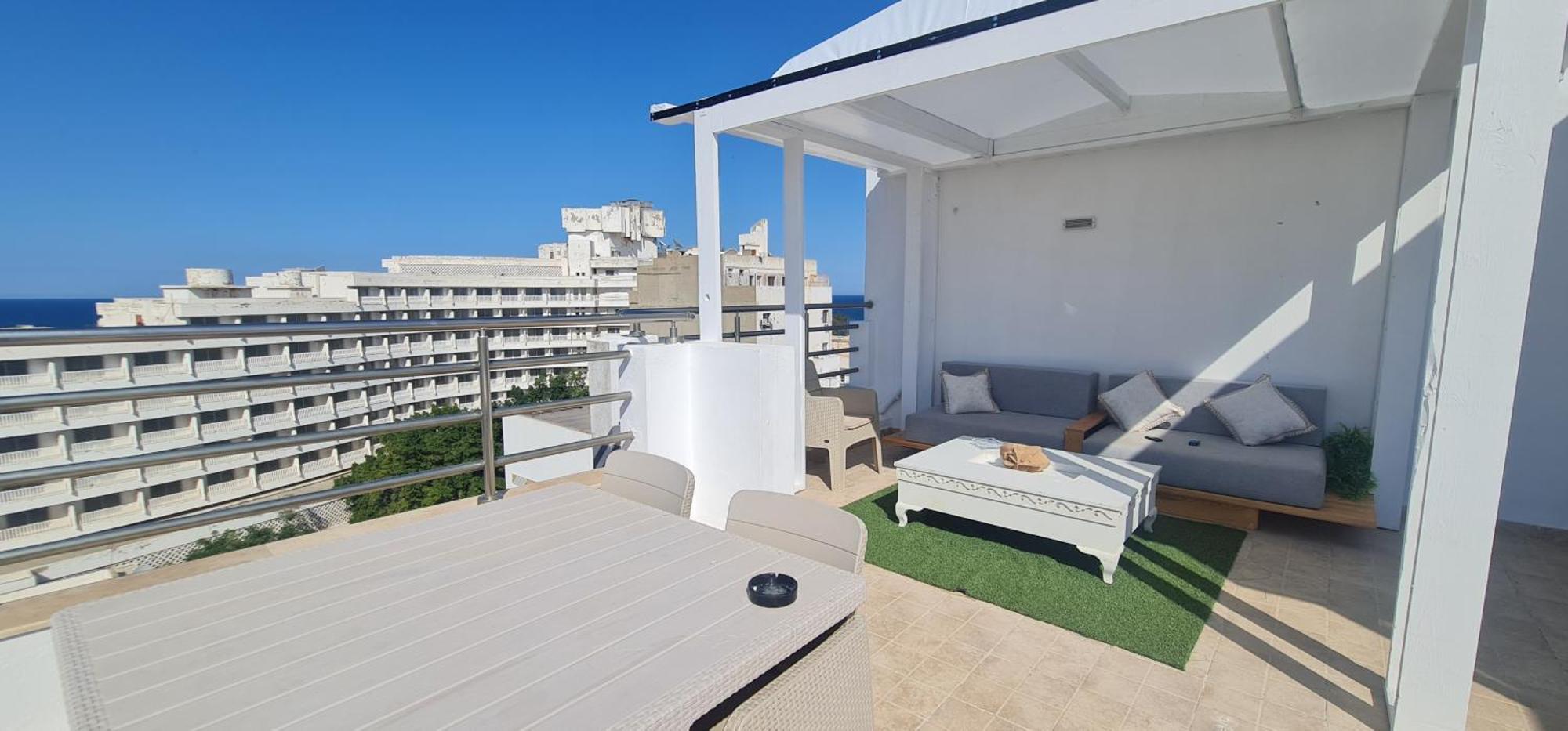 Ferienwohnung Seven Sky Penthouse Sousse Exterior foto