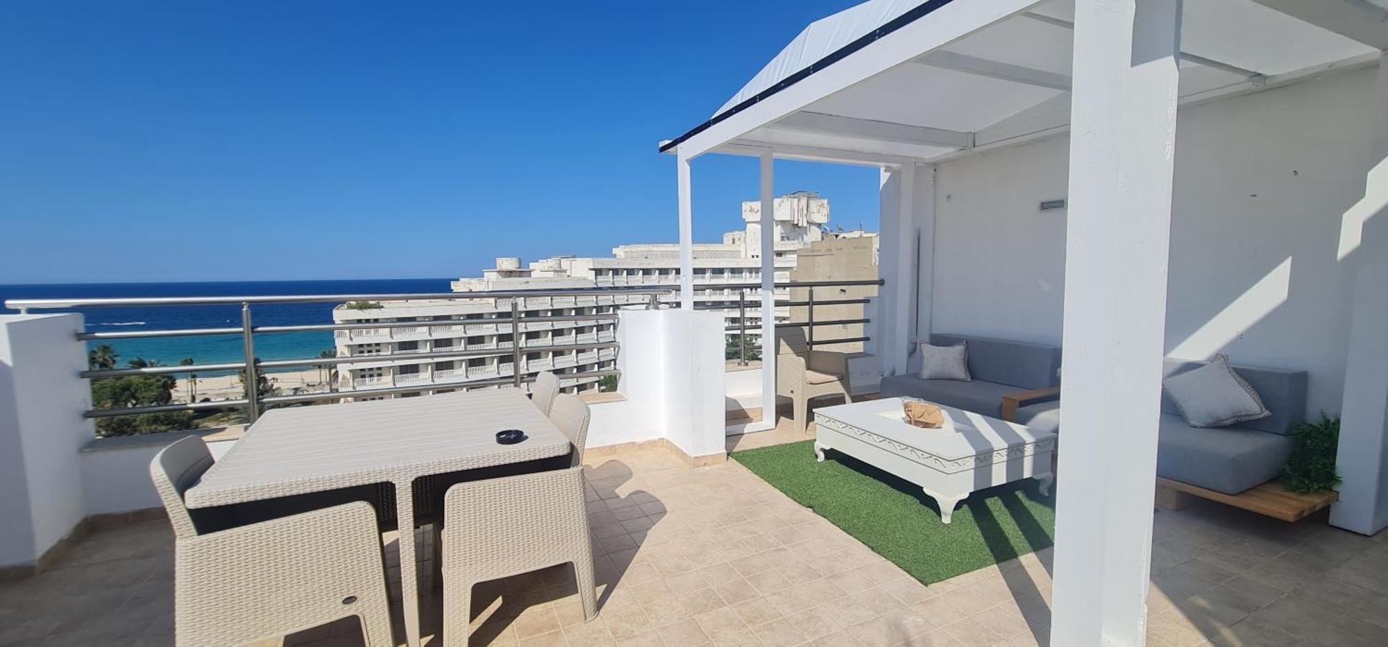 Ferienwohnung Seven Sky Penthouse Sousse Exterior foto