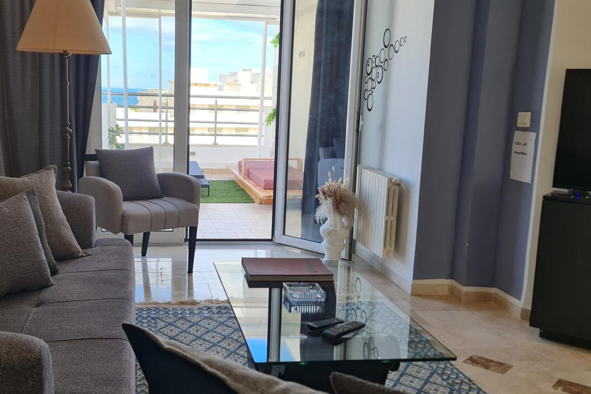 Ferienwohnung Seven Sky Penthouse Sousse Exterior foto